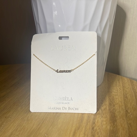 lumiela Jewelry - Lauren initial necklace. Brand new